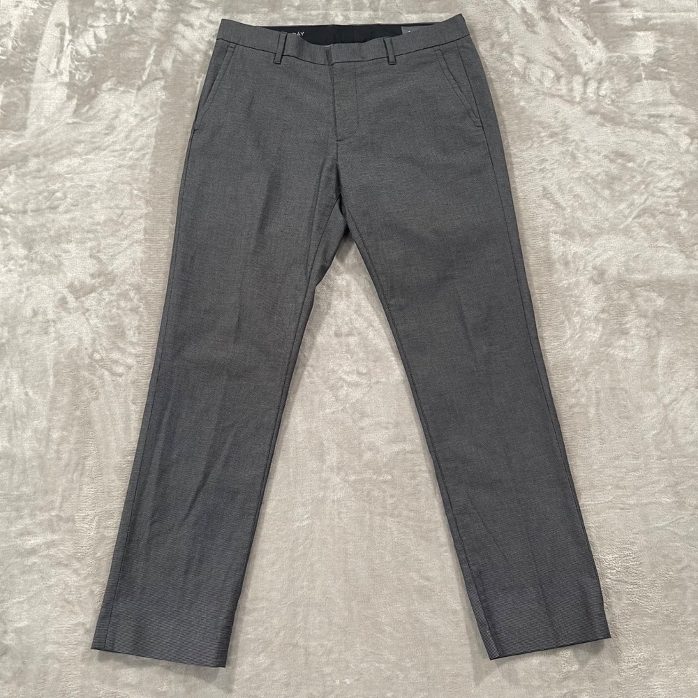 Bonobos Tuesday‎ Pants Mens 32x30 Gray Straight Leg Stretch Casual Preppy